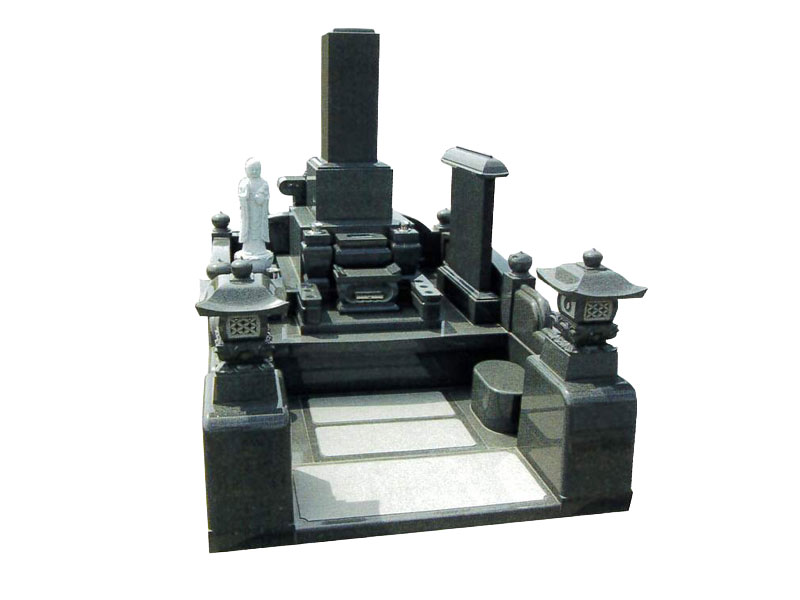 角田石材店
鴨川市
和墓施工例
黒御影石
落ち着いた佇まいの外柵付き墓石