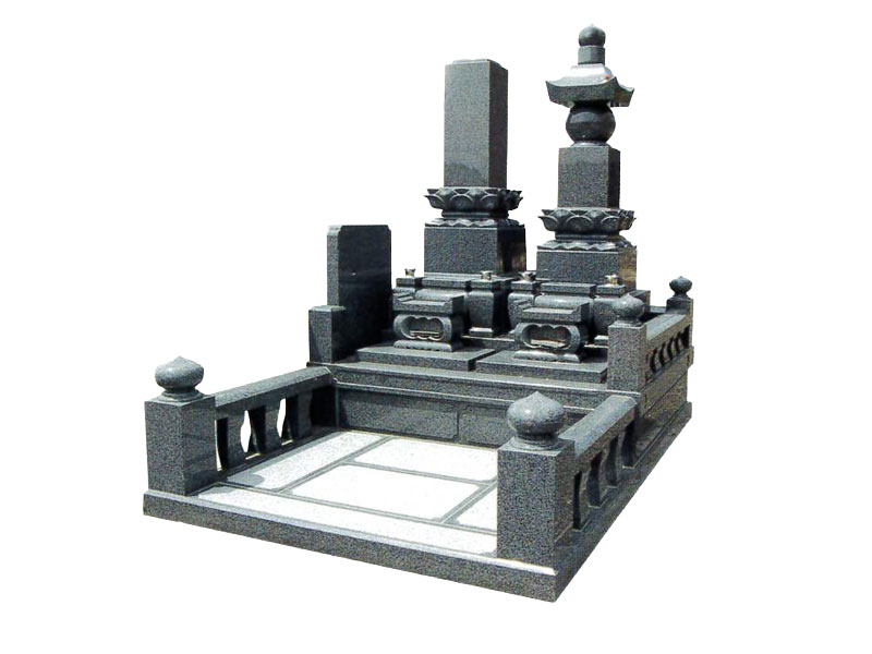 角田石材店
鴨川市
和墓施工例
外柵付き和墓
石塔・1尺角上下蓮華
1尺玉五輪塔
黒御影石
角柱タイプの囲い
参道石張り
重厚デザイン